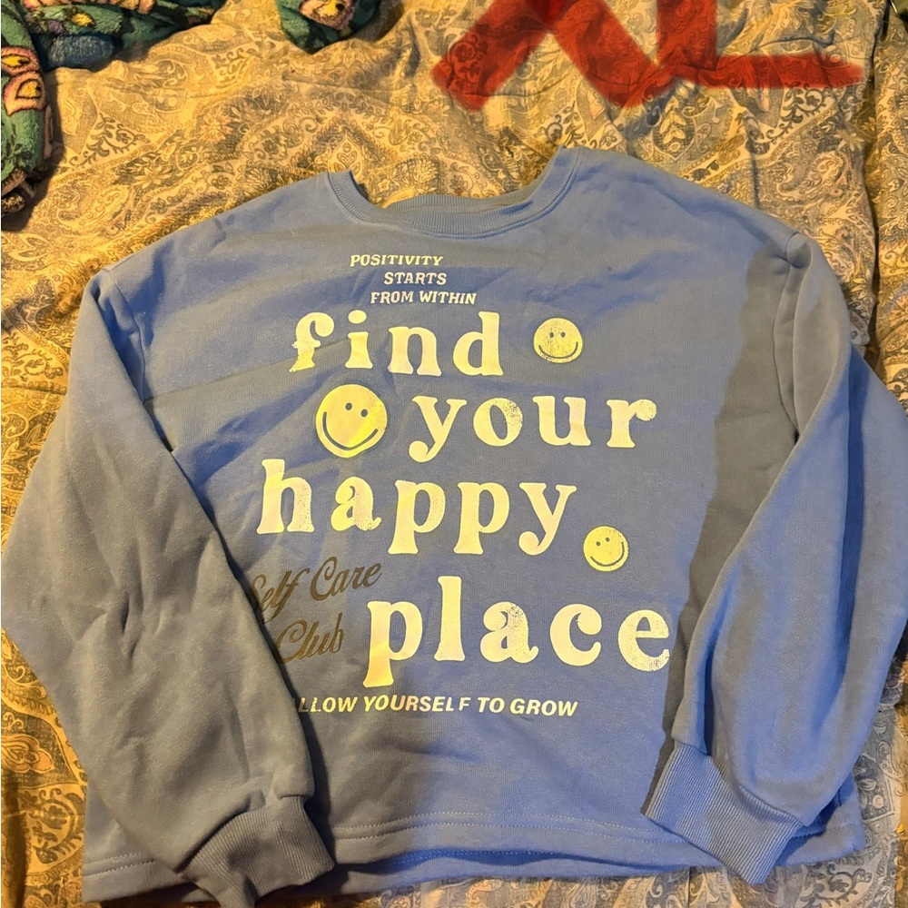 Source Unknown Blue Self Care Sweatshirt
